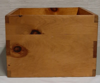 Wood Bread Crate with Dove Tail Joints