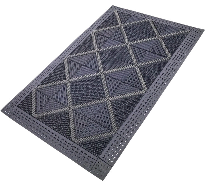 New - AGHITG Outdoor Rubber Mats with Drainage, DIY Assembly, 47“X29”