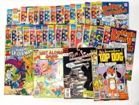 34 Vintage Comic Books : Archie Series, The Amazing Spider-Man, Get Along Gang, The Ren & Stimpy Show, The Secret Life of Top Dog