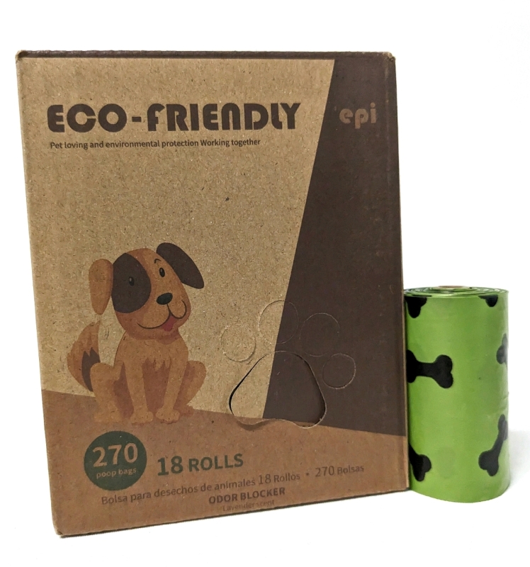 18 New Rolls of Biodegradable Doggy Doodie Bahs (270 Poop Bags Total)