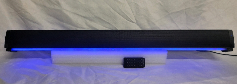 MONSTER 37" Home Theater Bluetooth Soundbar , Model # MSB3786-EO . Tested Working