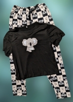 New Ladies Koala Pajama Set (Size Medium)