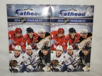 2014 NHL Hockey Fethead Tradeables Peel-N-Stick Vinyl Graphics All-Stars , 2 Packs