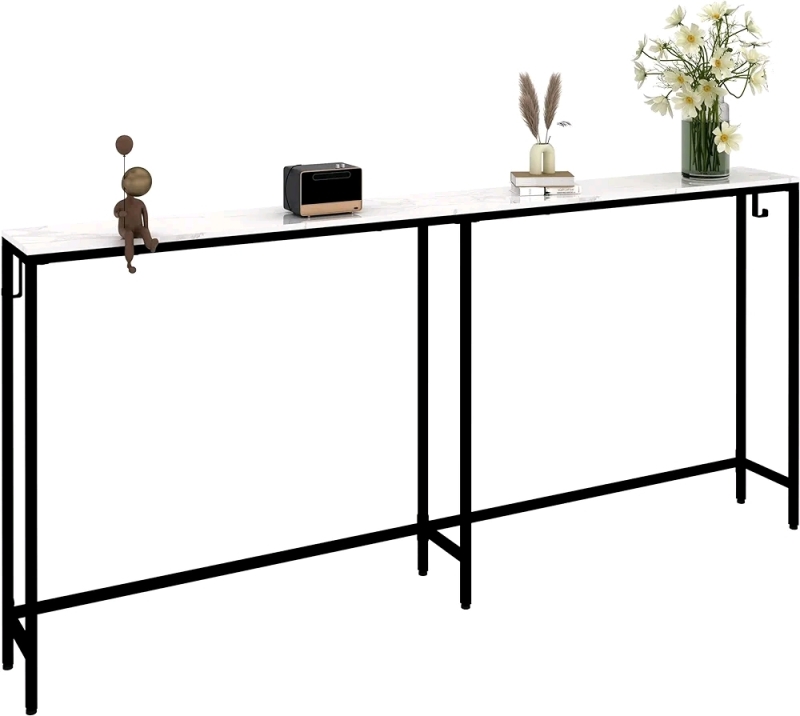 New - Leomonio 70" Hallway / Sofa Table-Narrow Long Console Table Behind Couch