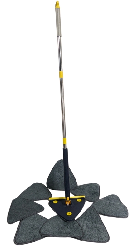 360 Degree Rotatable Self-Wringing Mop with 10 Mop Cloth Pads