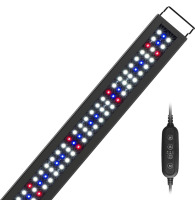 NICREW Freshwater LED Aquarium Light , Full Spectrum Fish Tank Light with Timer - Adjustable Color Spectrum and Auto On and Off 48 - 60 Inch