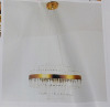 New - Kai Kwong Gold Round 3-Tier Crystal Chandelier Pendant Lighting , Open Box