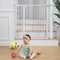 COMOMY 48.8" W x 36" H Dog Gate Extra Wide Tall Large
