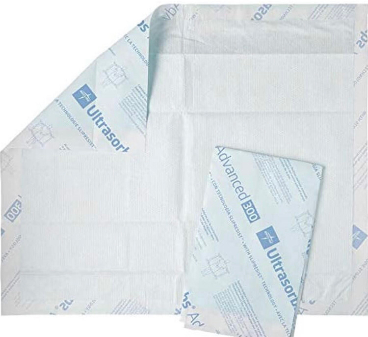 2 New Medline Ultrasorbs Advanced Premium Disposable Underpads