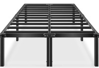 New. HAAGEEP 18 Inch Queen Bed Frame No Box Spring Needed High Platform Bedframes
