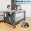 New - 5-in-1 Pack & Play Portable Bassinet , Baby Bedside Sleeper, Portable Baby Playard - 3