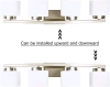 New - 4-Light 31" Bathroom Vanity Light Fixture Over Mirror, Modern Brushed Nickel - 2