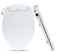 Brondell Swash Ecoseat non-electric bidet toilet seat , round , white