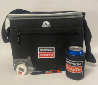NEW Simpson Strong-Tie Insulated Lunch Bag with can cozy , keychain and pen