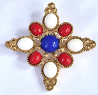 DeLizza & Elster Sarah Coventry Maltese Cross Brooch