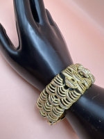 CORO Pegasus Chunky Statement Bracelet signed