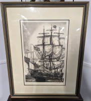 Vintage Signed Framed Print