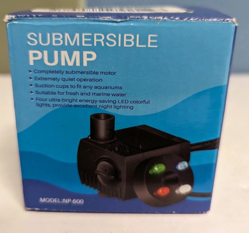 Fish Tank Submersible Pump , Model # NP-600