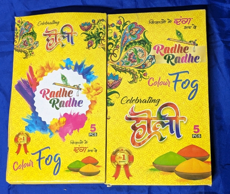 9 New Radhe Radhe Colour Fog Cannons