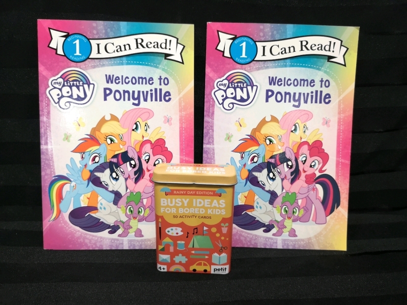 2 New Kids My Little Pony Reading Books + Activity Cards