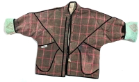 WOW! New NAMA One of a Kind Jacket Made of Vintage Kantha Quilts (Reversible!) One Size Fits Many