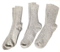 3 New Pairs of Knit Socks (Approx Size Mens 9.5 / Ladies 10.5)