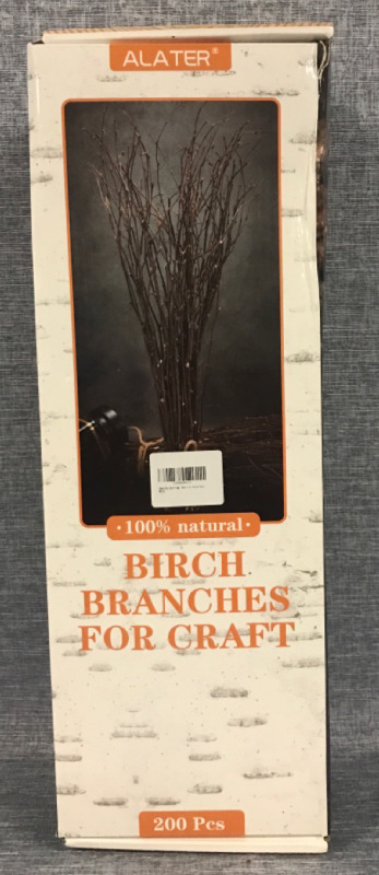 Alater 100% Natural Birch Branches For Craft