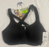 NEW Athletic Works Women's Zip-Front Sports Bra , size 40C - 3