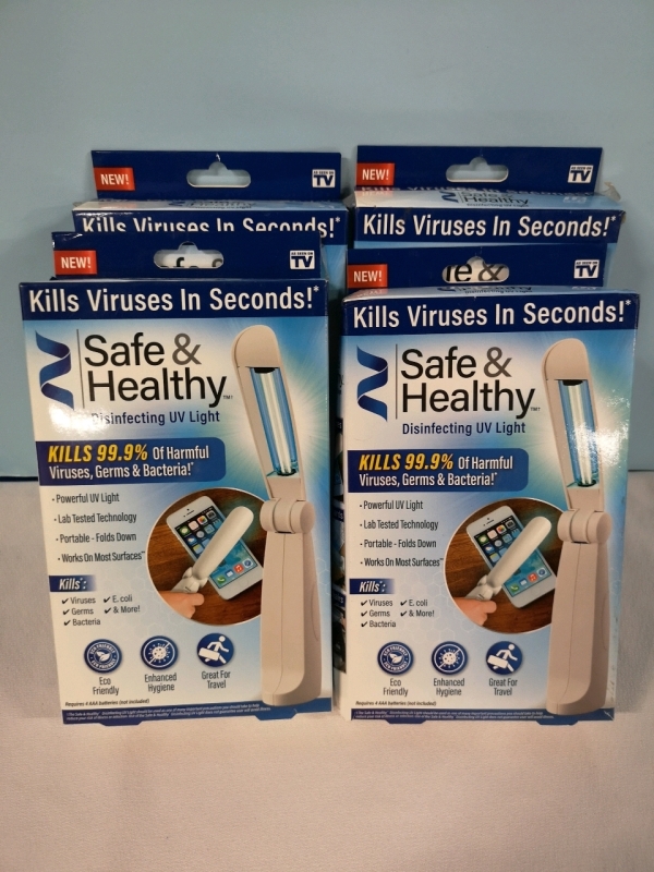 4 New Disinfecting UV Lights