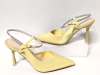 New Coutgo High Heels with Rhinestoned Ankle Straps (Size 7) Yellow - 2