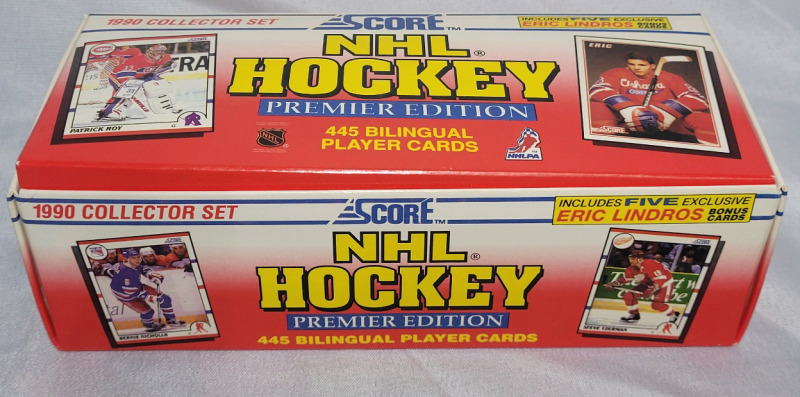 1990 Score NHL Hockey Premier Edition Trading Card Set , Open Box