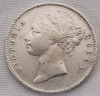 1840 East India Company .900 Silver Queen Victoria One Rupee Coin - 2