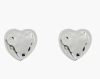 Sandy Liang designer Heart Earrings Signed Socks New - 9