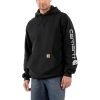 NEW CARHARTT Loose Fit Midweight Tall Logo Sleeve Graphic Hoodie (Size 2XL)