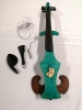 Vector Instruments Wooden Electric Violin with Case - No Bow - 2