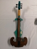 Vector Instruments Wooden Electric Violin with Case - No Bow - 8