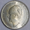 1944D Netherlands Silver Curacao 2-1/2 Gulden Coin - 2