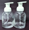 2 Pack New Foaming Soap Dispenser Glass 8.5Oz (250ml) - 2