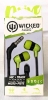 New WICKED 600CC Wired Earbuds WI-652 (Green) - 2