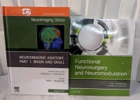 2 Hardcover Book: Neuroimaging & Neurosurgery + Neuromodulation.