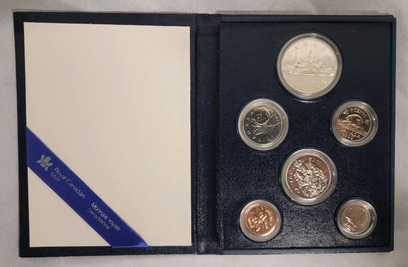 1982 Canadian Uncirculated Coin Set in Case