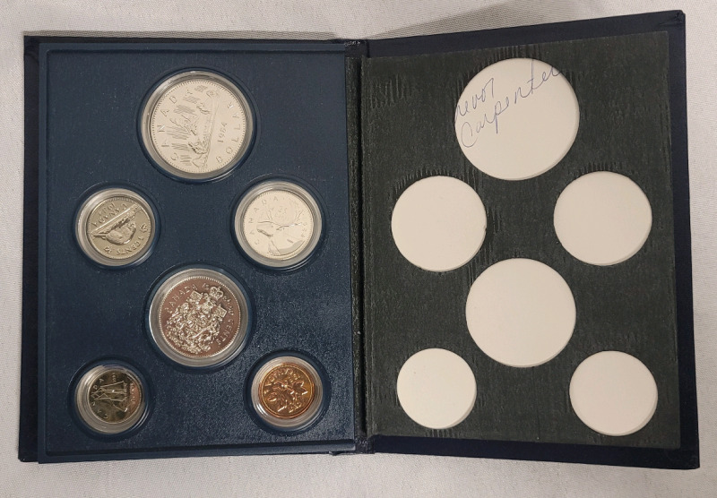 1984 Canadian Uncirculated Coin Set in Case