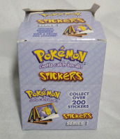 1999 POKÉMON Stickers Series 1 in Box , 30 Sealed Packs