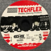 New Techflex 1/4” White With Black Tracer 50ft Braided sleeving