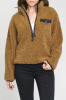 PISTOLA Zoey Fuzzy Pullover in Camel size Large