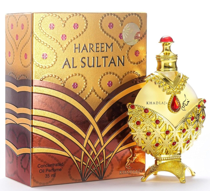 NEW Khadlaj Hareem Al Sultan Gold Concentrated Perfume for Women , Jasmine Blossom