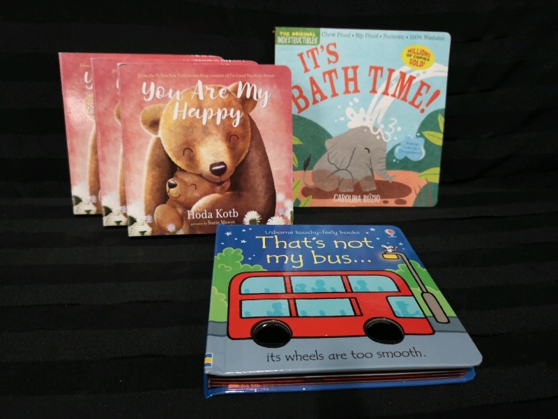 5 New Toddler Books: "You Are My Happy", "It's Bath Time!" and "That's Not My Bus"