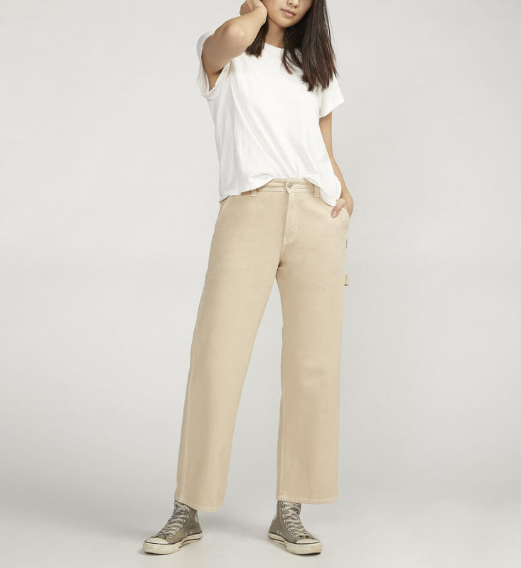 NEW Silver Jeans CO. Relaxed Fit Straight Leg Carpenter Pant , Size : W27 L29