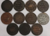 1876 - 1900 Canadian Victoria One Cent Pennies , 21 Pennies - 3