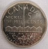 1951 (1751-) Canada Sudbury 5 Cent Big Nickel & 1965 Canada Sudbury 1 Cent Big Penny - 2